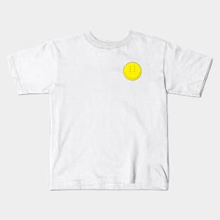 Six-Eyed Smiley Face, Front and Back Kids T-Shirt